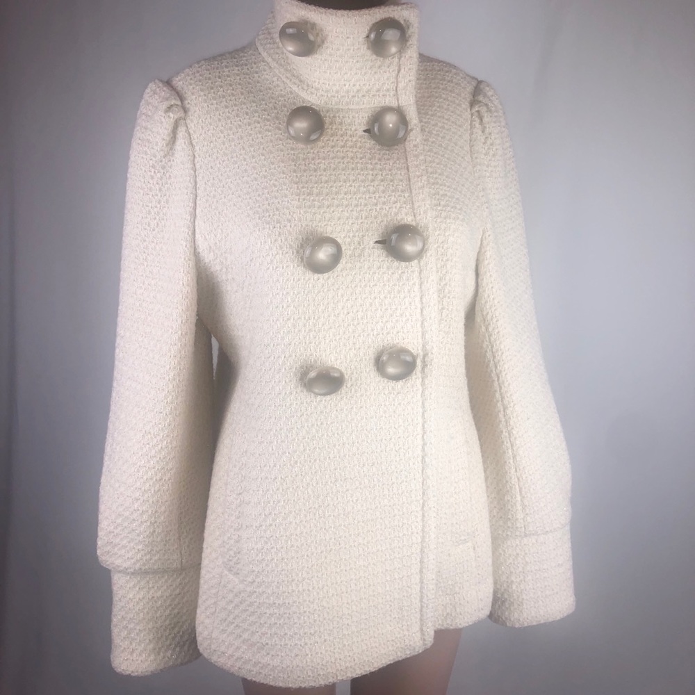 Guess off white with Gold accent jacket